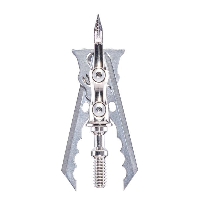 Rage Hypodermic NC 3-Blade Mechanical Broadhead 125 2" Cutting Diameter Pack of 3