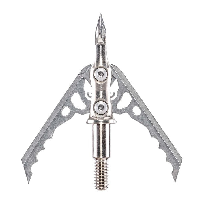 Rage Hypodermic NC 3-Blade Mechanical Broadhead 125 2" Cutting Diameter Pack of 3
