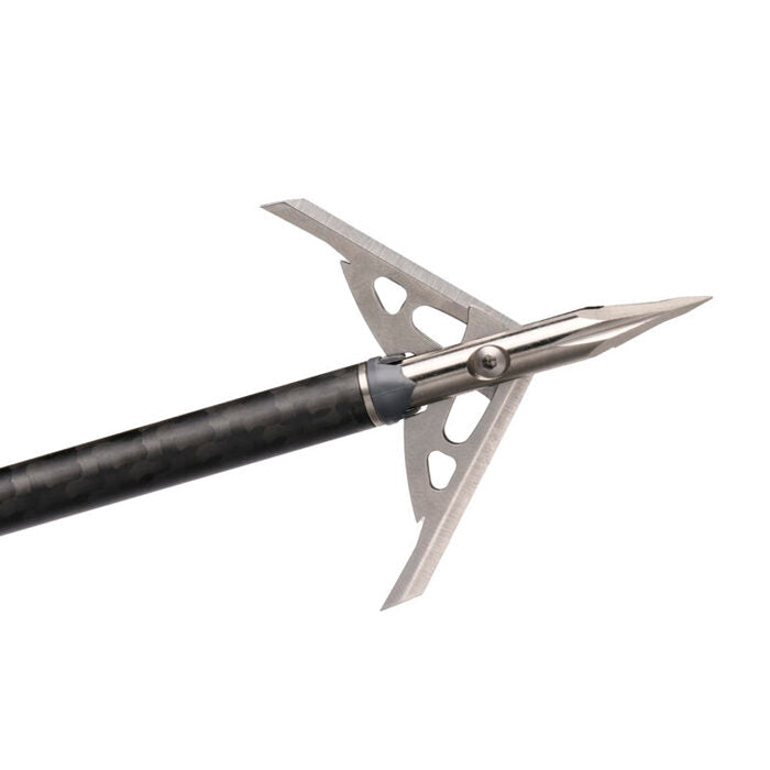 Rage Black Series 3-Blade Mechanical Broadhead 1-3/4" Cutting Diameter Pack of 3