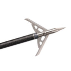 Rage Black Series 3-Blade Mechanical Broadhead 1-3/4" Cutting Diameter Pack of 3
