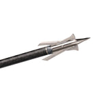 Rage Black Series 3-Blade Mechanical Broadhead 1-3/4" Cutting Diameter Pack of 3