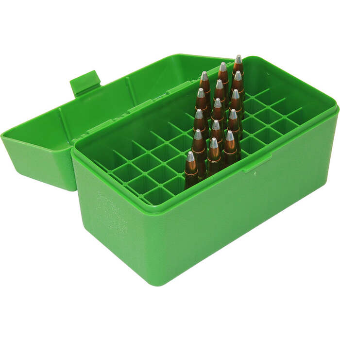 MTM Ammo Box 223 Remington, 17 Fireball Green