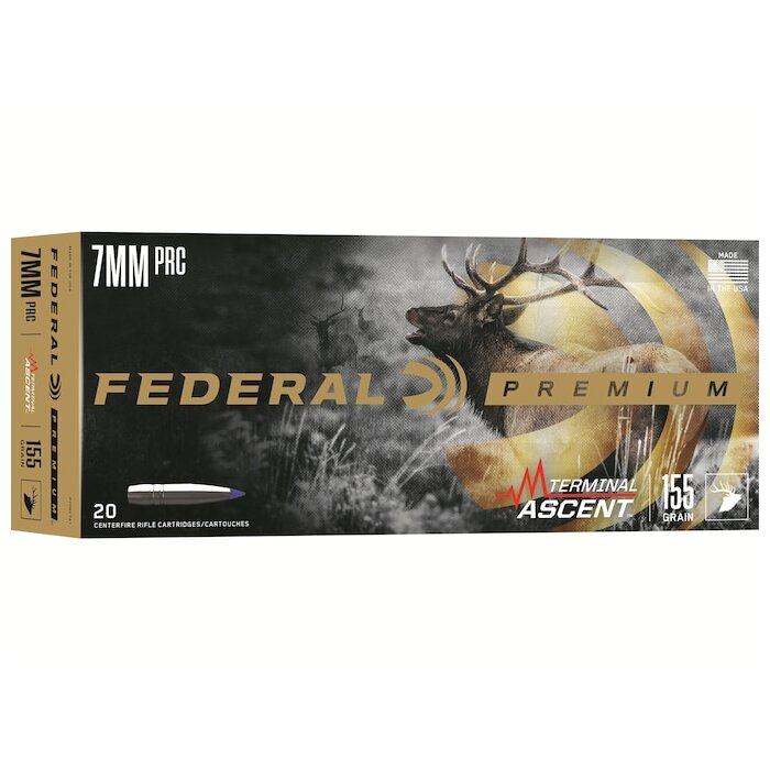 Federal Ammunition 7mm PRC 155 Grain Polymer Tipped 20 Count