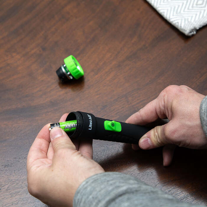 Litezall Everyday Flashlight 80 Lumens Black