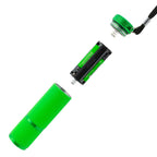Litezall Glow In the Dark Flashlight 120 Lumens Aluminum Green Pack of 2