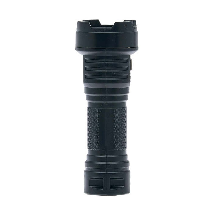 Litezall Rechargeable  Flashlight 120 Lumens Aluminum Black