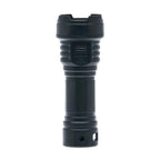 Litezall Rechargeable  Flashlight 120 Lumens Aluminum Black