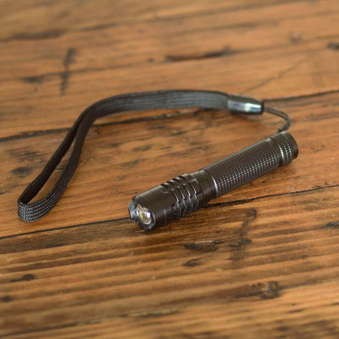 Litezall Tactical Flashlight 120 Lumens Aluminum Black