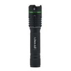 Litezall Thin Rechargeable Flashlight 1100 Lumens Aluminum Black