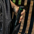 Litezall Thin Rechargeable Flashlight 2000 Lumens Aluminum Black