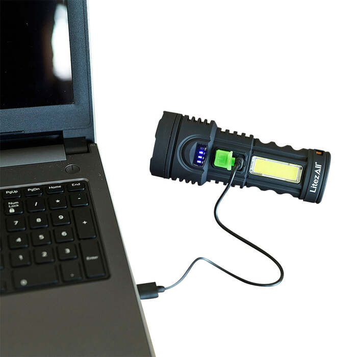 Litezall Ultac OG Soft Touch Flashlight 120 Lumens Black