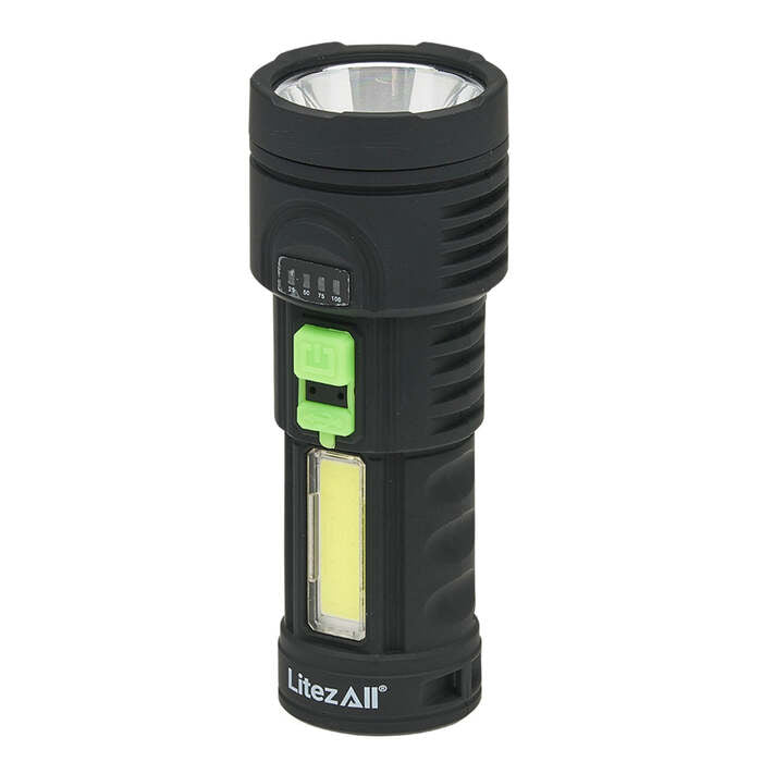 Litezall Ultac OG Soft Touch Flashlight 120 Lumens Black