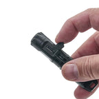 Kodiak Kodiak Keychain Key Chain Flashlight 200 Lumens with Clip On Mount Aluminum Black