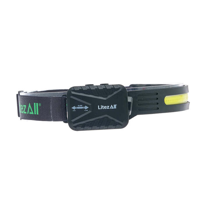Litezall Briteband Head Lamp 220 Lumens Aluminum Black