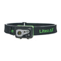 Litezall Nearly Invincible Rechargable Head Lamp 240 Lumens Black