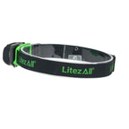 Litezall Nearly Invincible Rechargable Head Lamp 240 Lumens Black