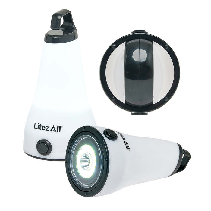 Litezall 2 In 1 Flashlight 150 Lumens White