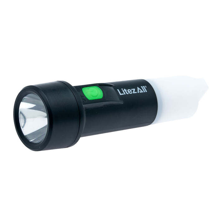 Litezall Dual Mode Flashlight 100 Lumens Aluminum White