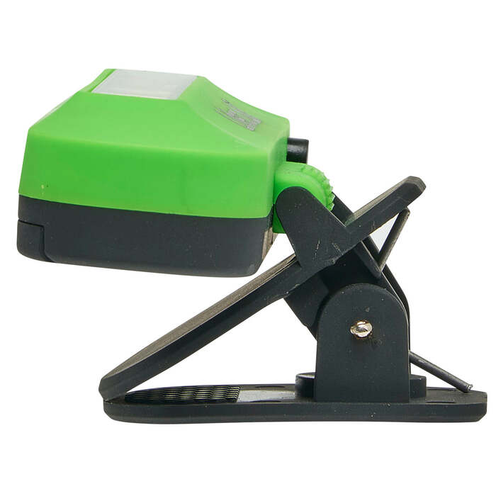 Litezall Clip On Work Light 220 Lumens with Clip On Mount Green