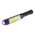 Litezall Work Light with UV Flashlight 400 Lumens Aluminum Black