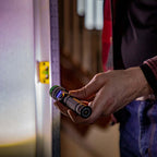 Kodiak Rechargeable with Magnetic Charging Flashlight 1000 Lumens Aluminum Black