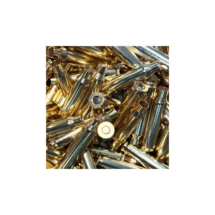 Factory Seconds Primed Brass with Unplated Primer 25-06 Remington Bag of 100