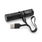 Cyclops Rechargeable Flashlight 400 Lumen Aluminum Black