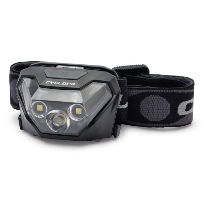Cyclops 5W Cree Headlamp 500 Lumen Aluminum Black