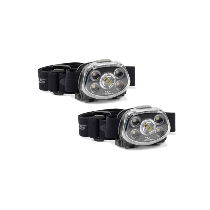 Cyclops Force XP Headlamp 350 Lumen Aluminum Black Pack of 2