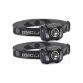 Cyclops Headlamp 210 Lumen Aluminum Black Pack of 2