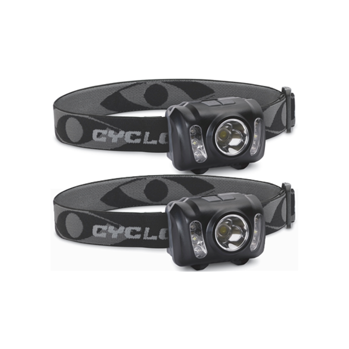 Cyclops Headlamp 210 Lumen Aluminum Black Pack of 2