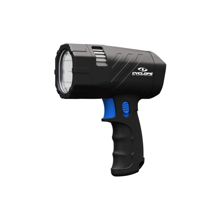 Cyclops Revo-X30 Rechargeable Spotlight 3000 Lumen Aluminum Black