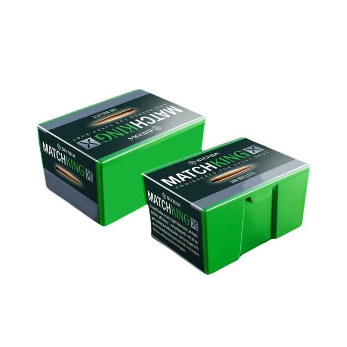 Sierra .270 Diameter 135 Grain Boat Tail Hollow Point MatchKing-X Bullets