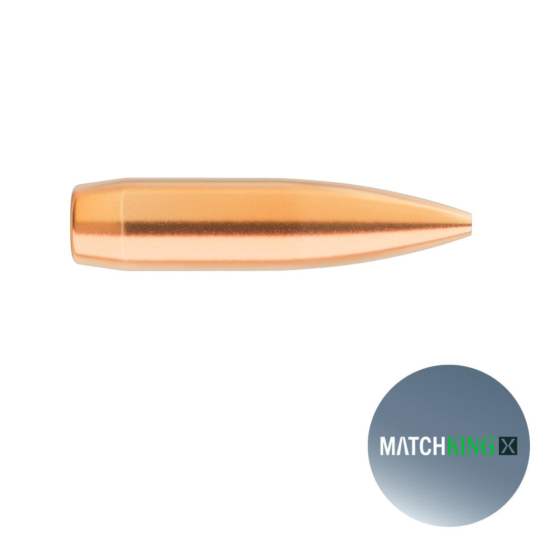 Sierra MatchKing-X Bullets .224 Diameter Grain Hollow Point Boat Tail