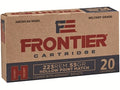 Frontier Ammunition 223 Remington 55 Grain Jacketed Hollow Point 20 Count