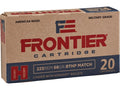 Frontier Ammunition 223 Remington 68 Grain Jacketed Hollow Point 20 Count