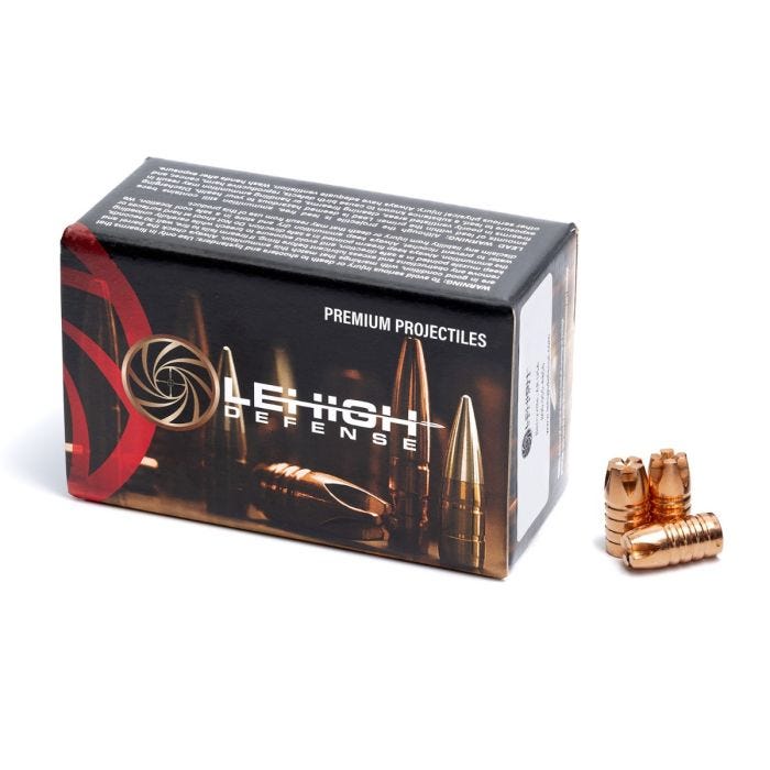 Lehigh Dangerous Game Bullets 0.452 (45 Caliber) 300 Grain Flat Nose Solid Box of 50
