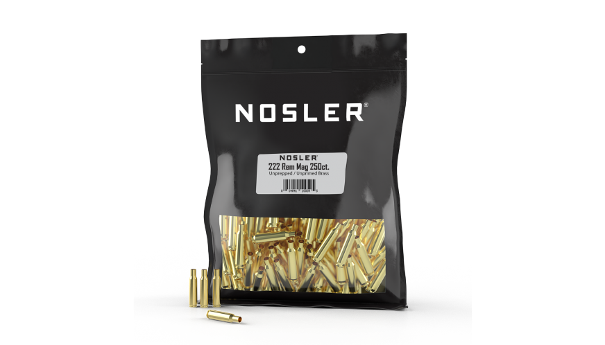 Nosler 222 Remington Magnum Brass 250 Count