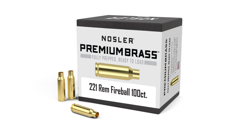 Nosler 221 Remington Fireball Brass 100 Count