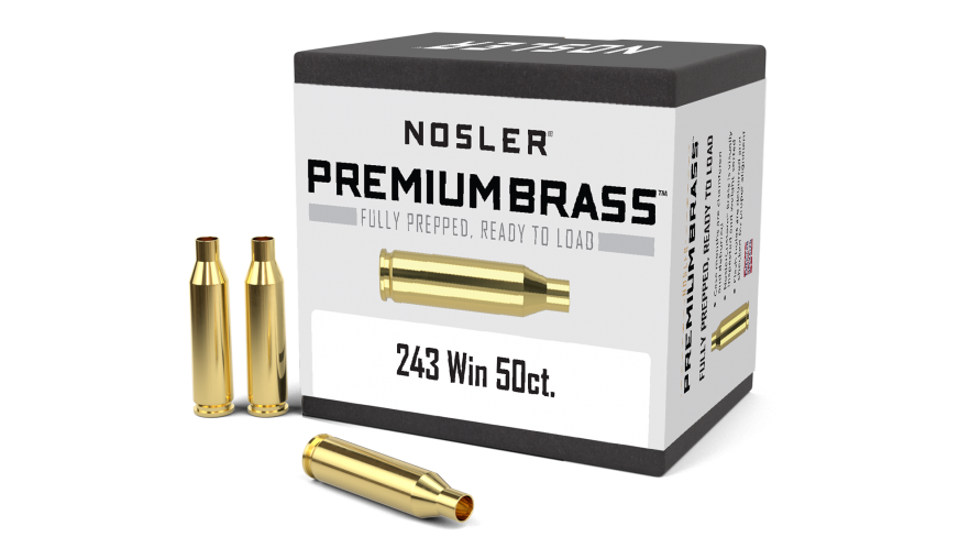 Nosler 243 Winchester Brass 50 Count