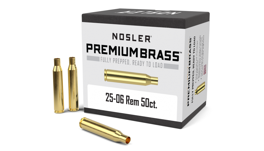 Nosler 25-06 Remington Brass 50 Count