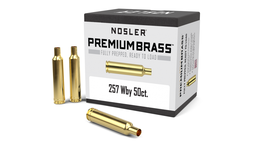 Nosler 257 Weatherby Magnum Brass 50 Count