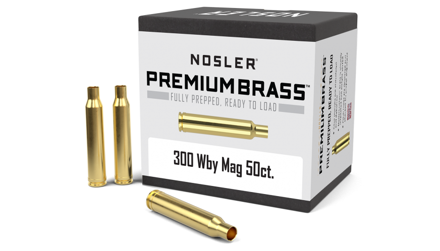 Nosler 300 Weatherby Magnum Brass 50 Count