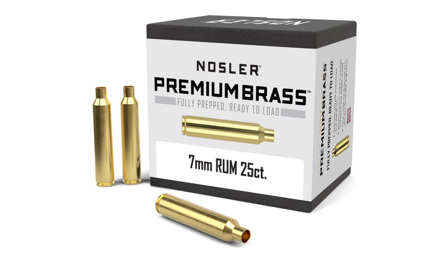 Nosler 7mm Remington Ultra Mag (RUM) Brass 25 Count