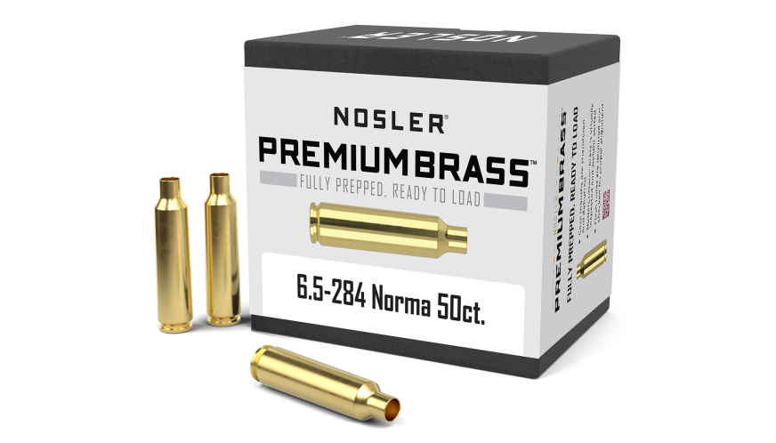 Nosler 6.5mmx284 Norma Brass 50 Count
