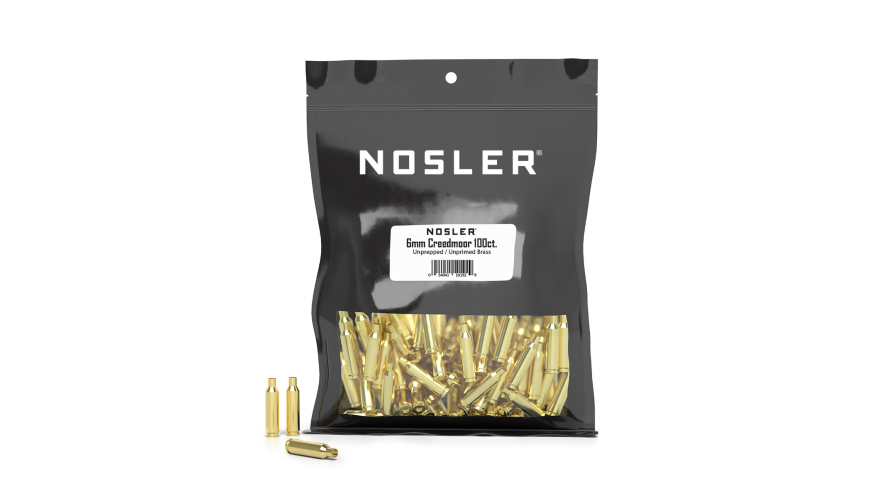 Nosler 6mm Creedmoor Brass 100 Count