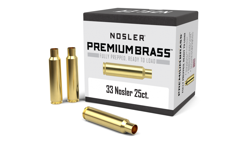 Nosler 33 Nosler Brass 25 Count