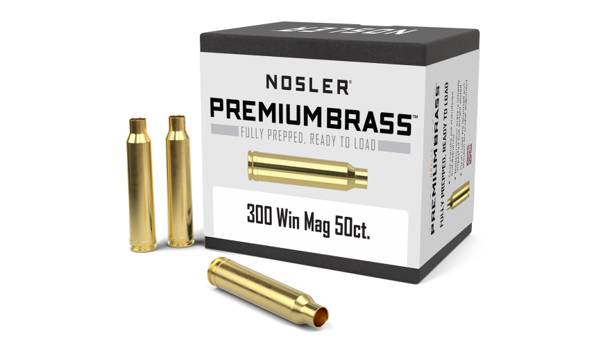 Nosler 300 Winchester Magnum Brass 50 Count