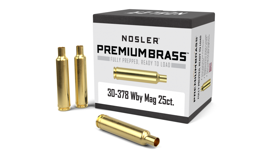 Nosler 30-378 Weatherby Magnum Brass 25 Count