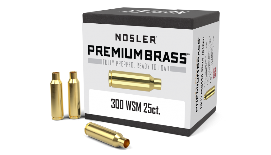 Nosler 300 Winchester Short Magnum (WSM) Brass 25 Count